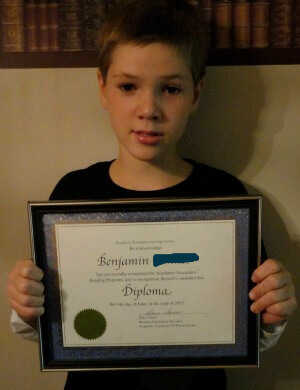 boy with certificate boy with certificate